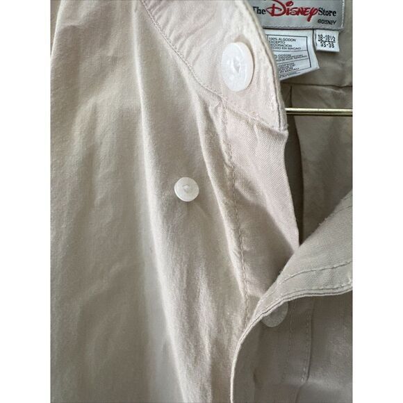 Disney Store Mickey Mouse Shirt Men's 18-18 1/2 33-35 Xxl Long Sleeve Button Up - Picture 5 of 8